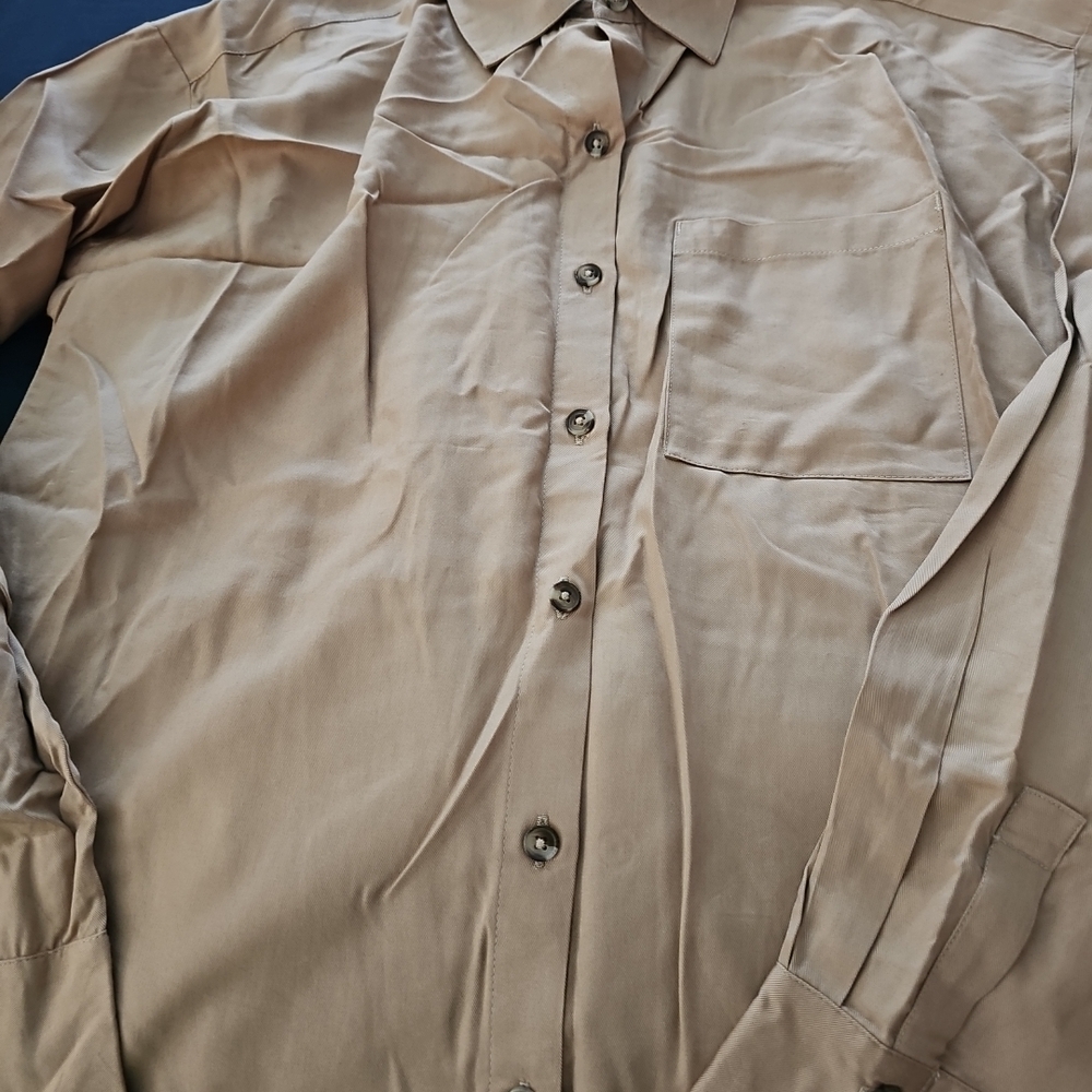 Women's Tan Blouse